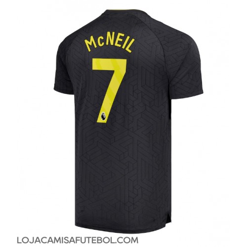 Camisa de Futebol Everton Dwight McNeil #7 Equipamento Secundário 2024-25 Manga Curta